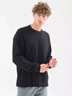Buzo Manchester Relax Negro - comprar online