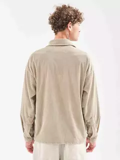 Camisa Corderoy Narda Beige - Nápoles Mix