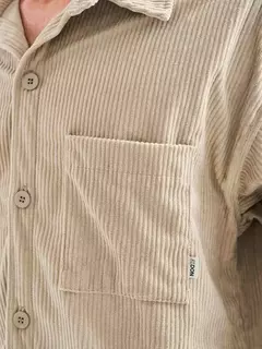 Camisa Corderoy Narda Beige en internet