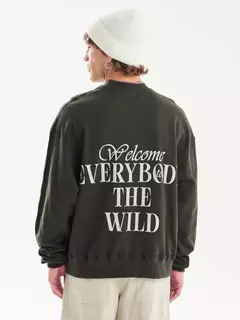Buzo Boxy Wild Verde Militar - tienda online