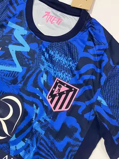 Camiseta Atletico de Madrid Azul - Nápoles Mix