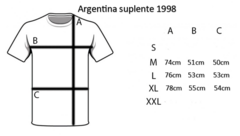 Camiseta Argentina Suplente 98' - comprar online