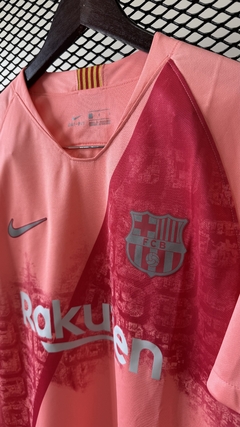 Camiseta Barcelona Rosa 2018/19 - Nápoles Mix