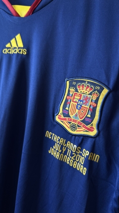 Camiseta España 2010 ~ FINAL Retro Visitante Azul - Nápoles Mix