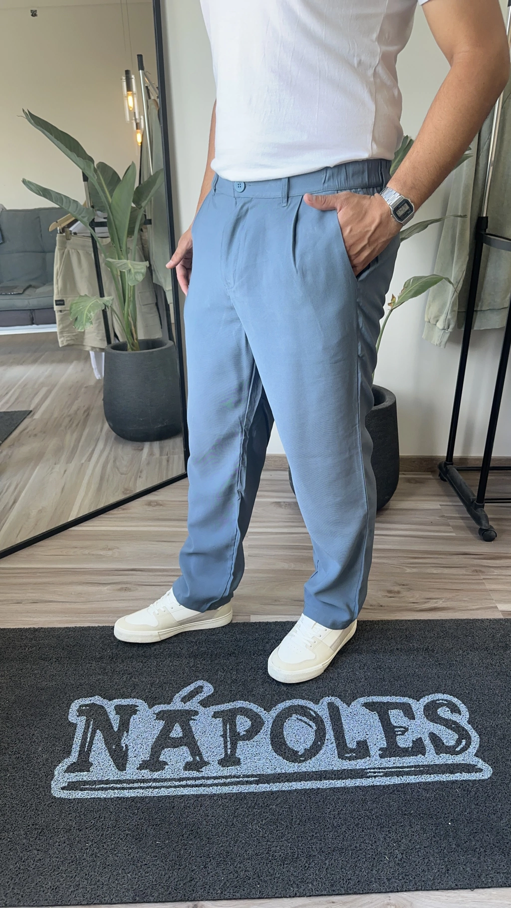 Pantalón Sastrero Sicilia Azul