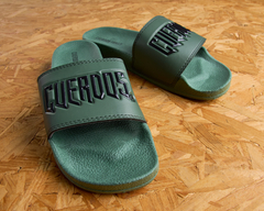 Chanclas Slide Verde Militar - Nápoles Mix