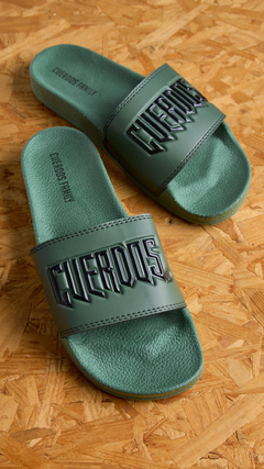 Chanclas Slide Verde Militar en internet