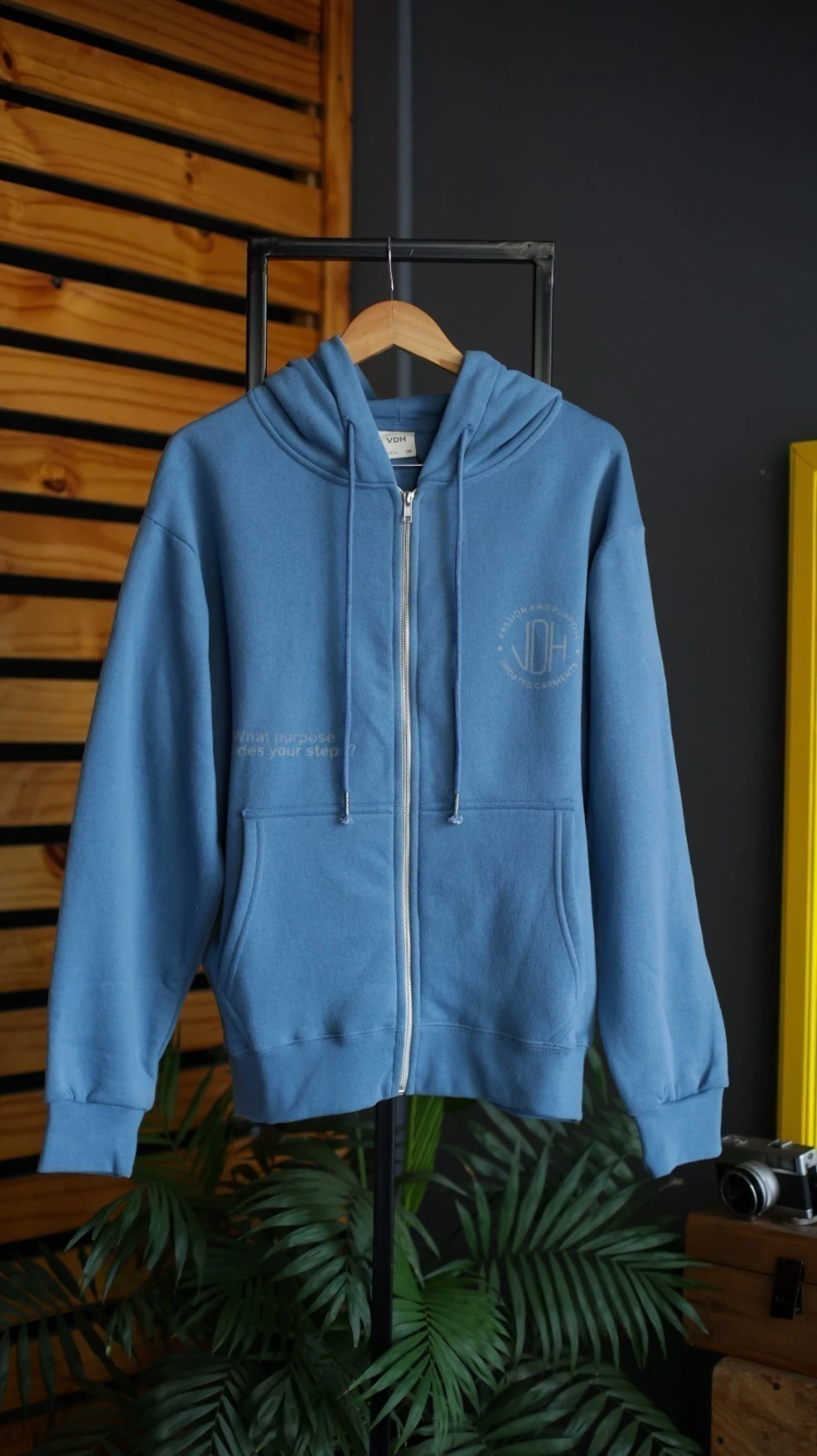Campera Ride Celeste