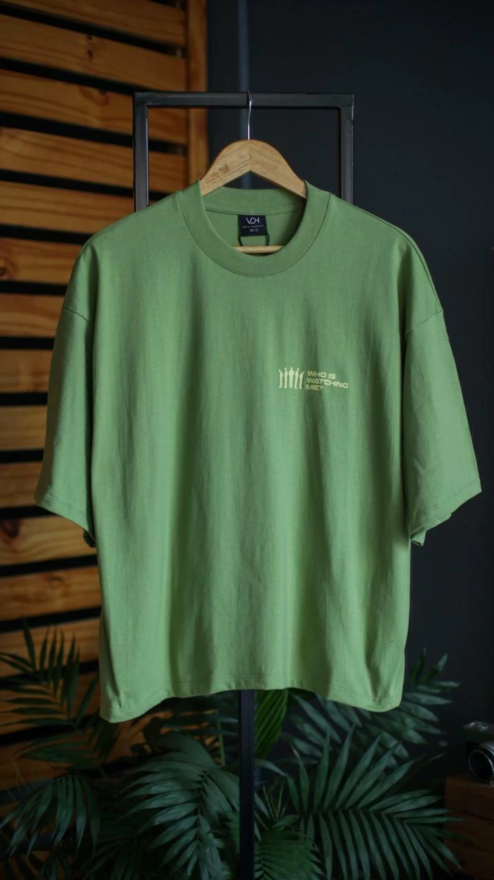 Remera Watch Boxy Verde