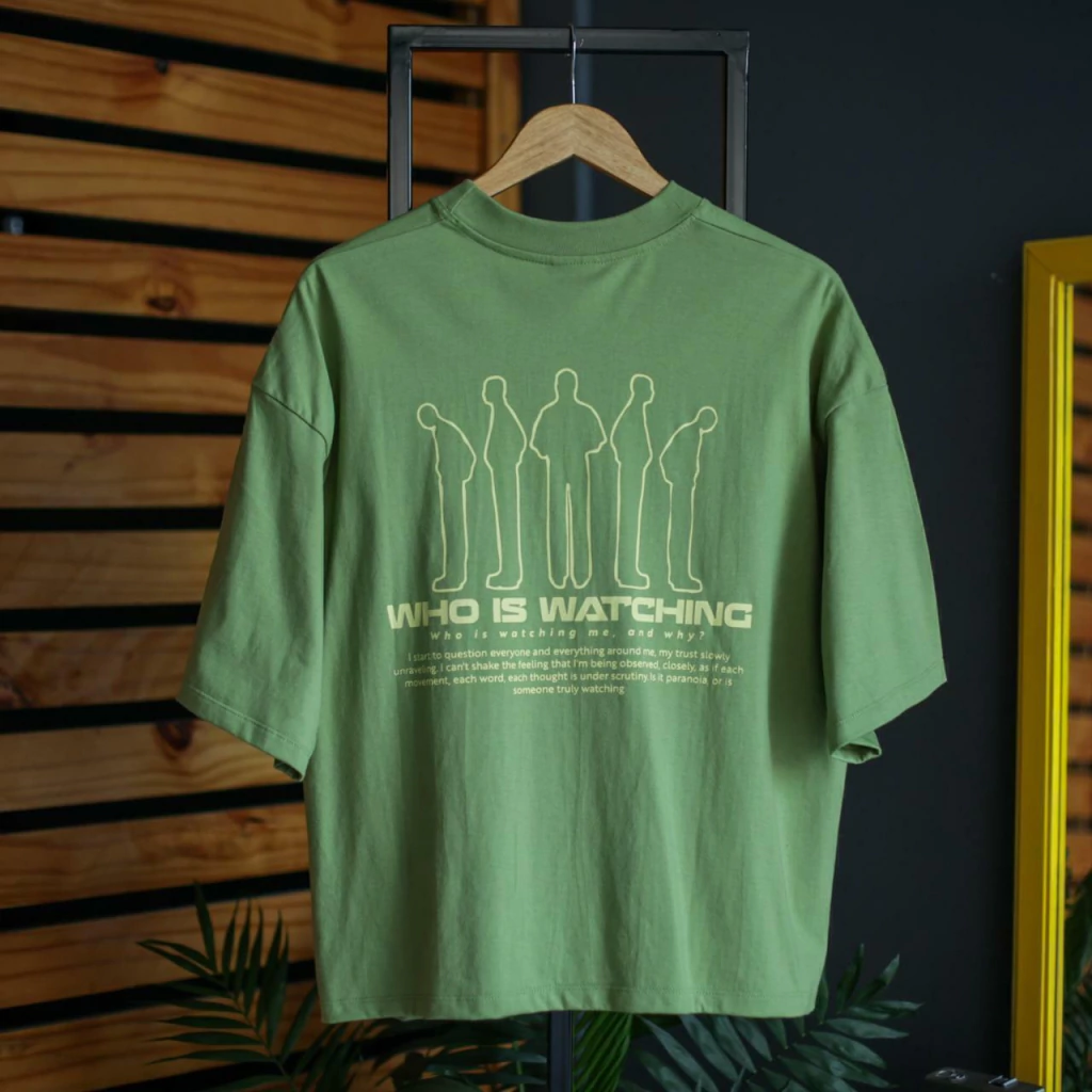 Remera Watch Boxy Verde