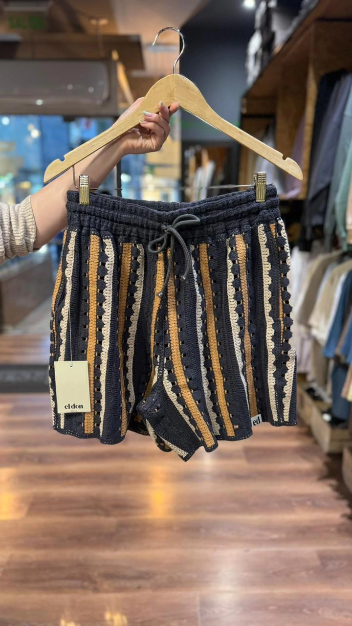 Short Tejido Mura Gris