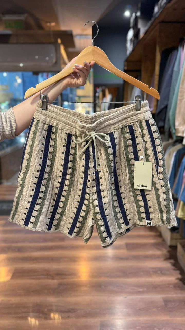 Short Tejido Mura Beige