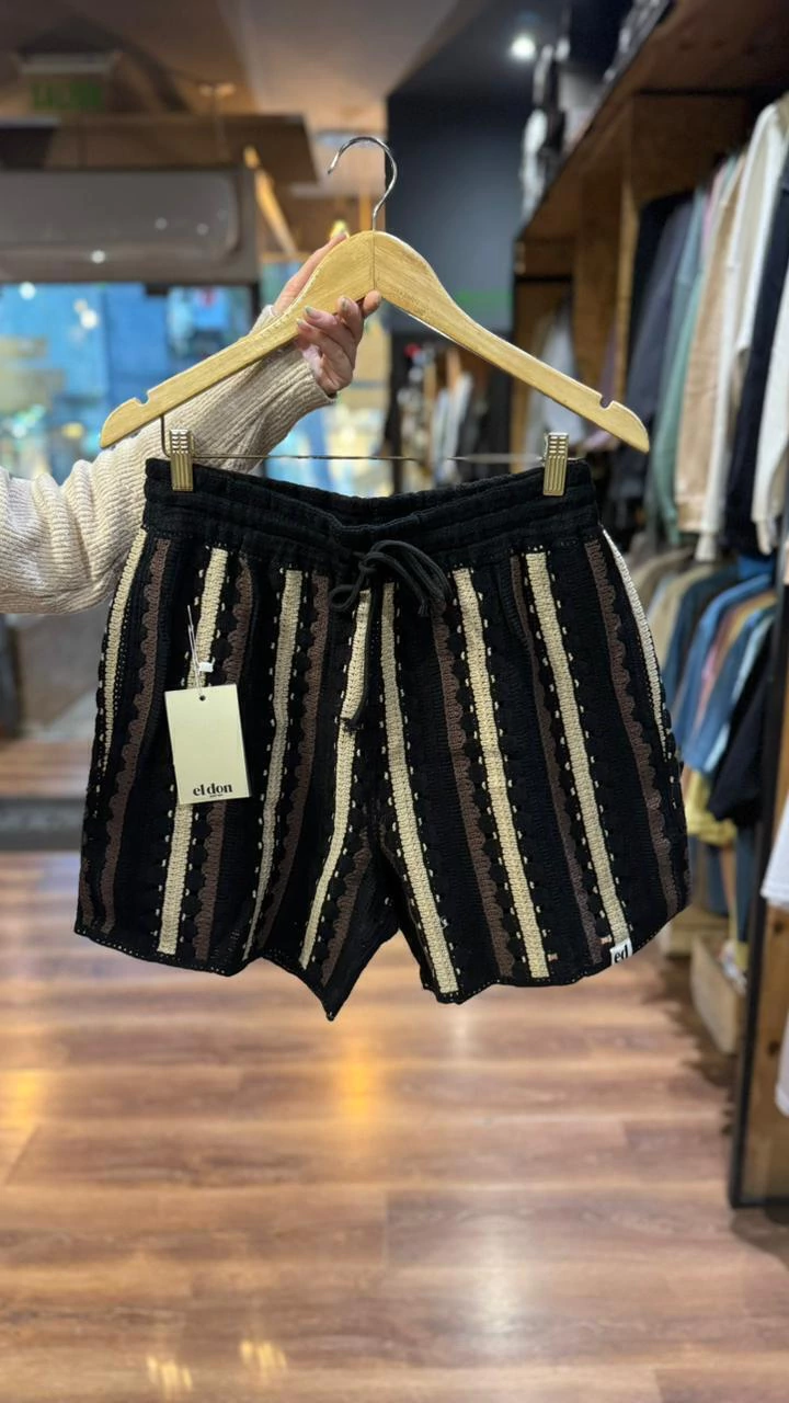 Short Tejido Mura Negro