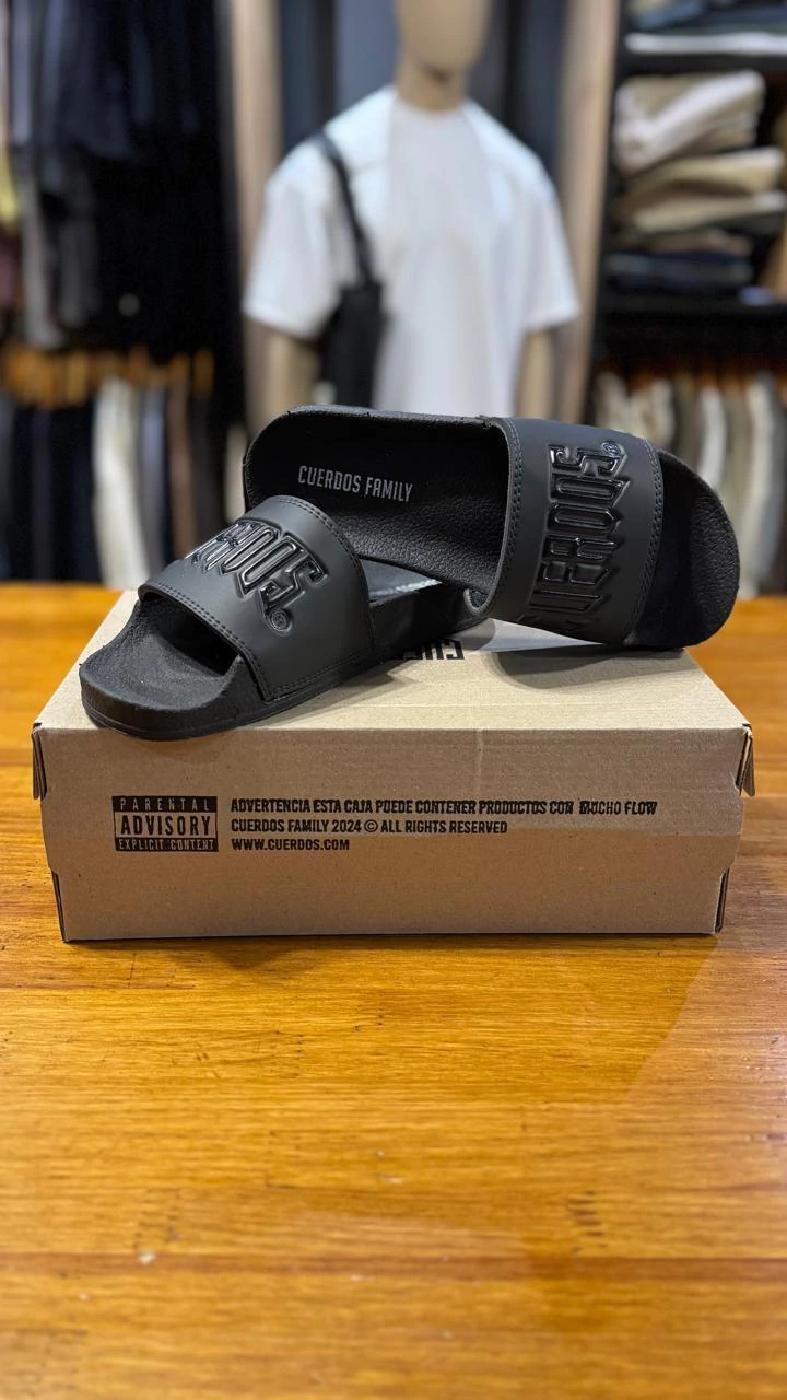 Chanclas Slide Full Black