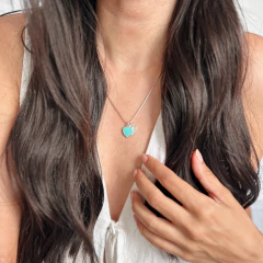 colar tiffany. banhado a prata na internet