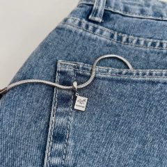 berloque passaporte em aço inox