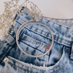 pulseira trançada insp. pandora em aço inox