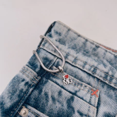 berloque i love mg em aço inox