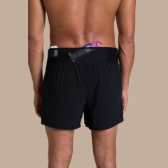 Bermuda Run Six Pockets 4 Men Live Noir Black - comprar online