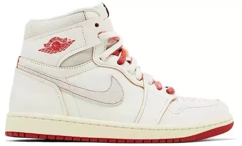 TENIS NIKE AIR JORDAN 1 RETRO HIGH OG 'RARE AIR - SAIL CINNABAR'