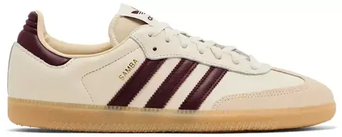 TENIS ADIDAS SAMBA OG 'WONDER WHITE SHADOW RED GUM'