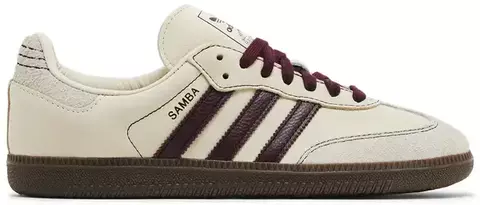 TENIS ADIDAS SAMBA OG 'WONDER WHITE MAROON' - comprar online