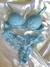 Conjunto de Lingerie em Renda Azul claro Sutia com bojo e aro - Jasmin - Dona Bella Moda Íntima | Loja de Lingerie, Pijamas, Moda Praia e Fitness 
