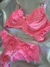 Conjunto de Lingerie em Renda Rosa Neon Sutia sem bojo e aro - Vicky na internet