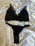Conjunto de Lingerie em Renda Preto Sutia sem bojo e aro - Helo