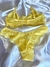 Conjunto de Lingerie em Renda Amarelo sem bojo com aro – Ísis - comprar online