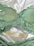Conjunto de Lingerie Verde em Renda Sutia com bojo e aro - Carmel - comprar online