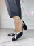 Florencia (CROCO CHAROL NEGRO Y PLATA) - comprar online