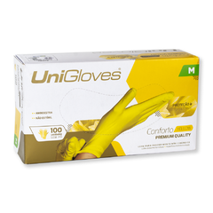 Luvas Descartáveis UNIGLOVES- Yellow - comprar online