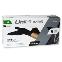 Luvas Descartáveis UNIGLOVES - Black - comprar online