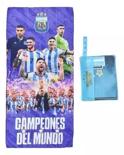 Toallón Secado Rápido Argentina 3 Estrellas
