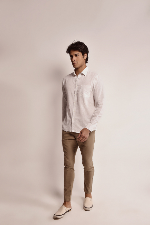 CALÇA SARJA ALFAIATARIA MUSGO