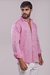 CAMISA LINHO ROSA MANGA LONGA