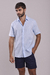 CAMISA LINHO AZUL CLARO MANGA CURTA - comprar online