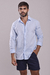 CAMISA LINHO AZUL CLARO MANGA LONGA