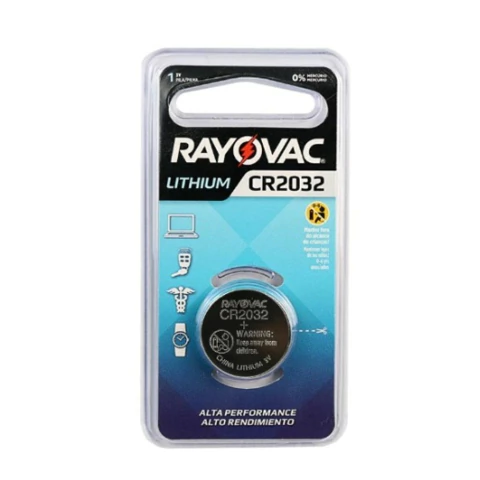 BATERIA DE LITHIUM 3V CR2032 RAYOVAC