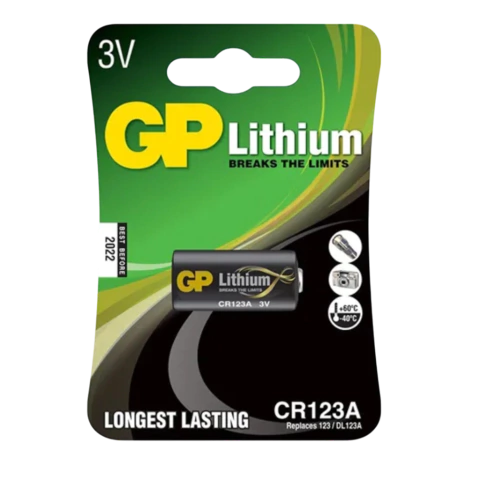 PILHA 3V DE LITHIUM CR123