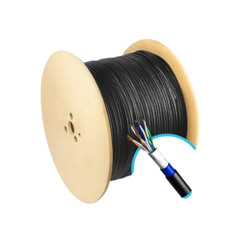 CABO NORPHEL CAT 5E F-UTP BLINDADO DUPLA CAPA