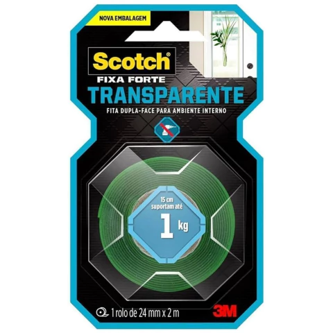 FITA DUPLA FACE 24 MM X 2 METRO SCOTCH