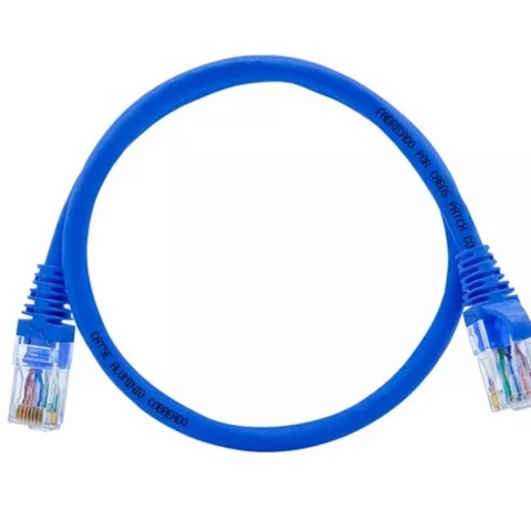 CABO PATCH CORD CAT5E UTP 1M AZUL CAT5E10BL