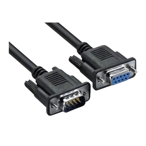 CABO SERIAL DB9 X SERIAL MACHO X MACHO FEMEA