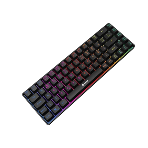 TECLADO GAMER EVOLUT EG211 LED BACKLIGHT RAINBOW 60%