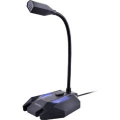 MICROFONE DE MESA LETRON SPACE SHIP ARTICULADO LED RGB 3M - comprar online