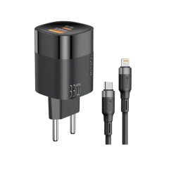 CARREGADOR USB-C/LIGTH 3.0A 33W PRETO CRG-224 IOS - comprar online