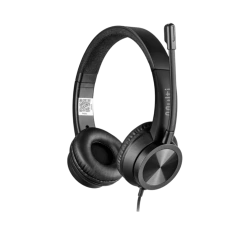 HEADSET COM FIO HF1100 USB/USB-C PRETO PH501