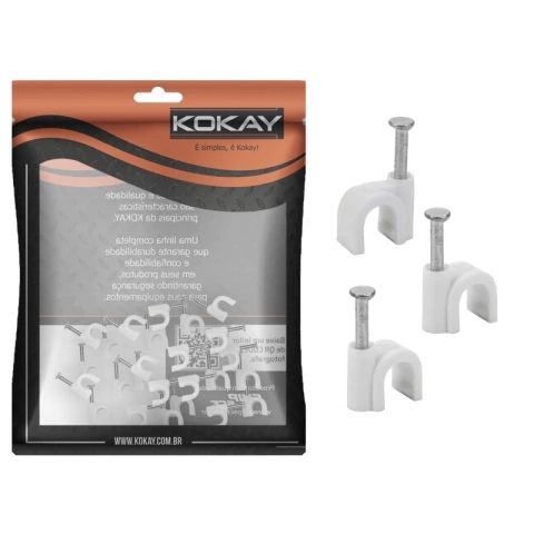 FIXA FIO P/ CABO 6MM C/ 25 PCS